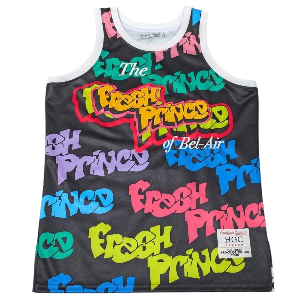 Y2K Vintage Headgear Classics Fresh Prince Of Bel Air  Basketball Jersey Size M